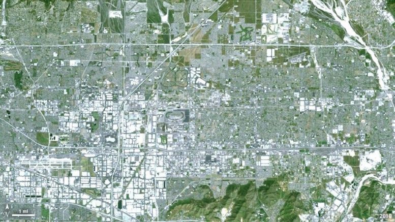 Landsat Ontario California 2010
