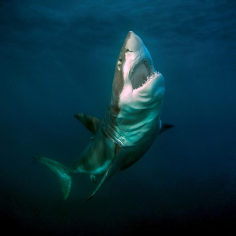 Large Great White Shark (Carcharodon carcharias)