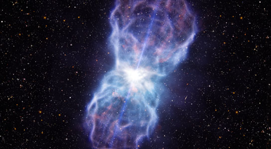 Largest Black Hole Blast Discovered