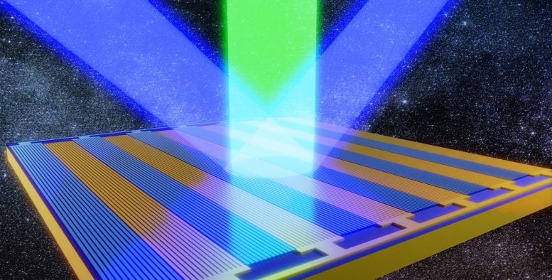 Laser Beam Hits New Space-Time Metasurface