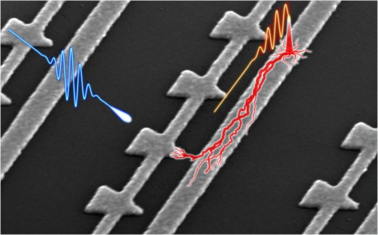 Laser Illuminates Nanometer-Scale Devices