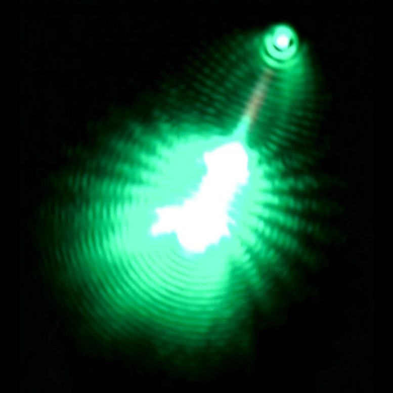 Laser Light From Cadmium Sulfide Nanowire