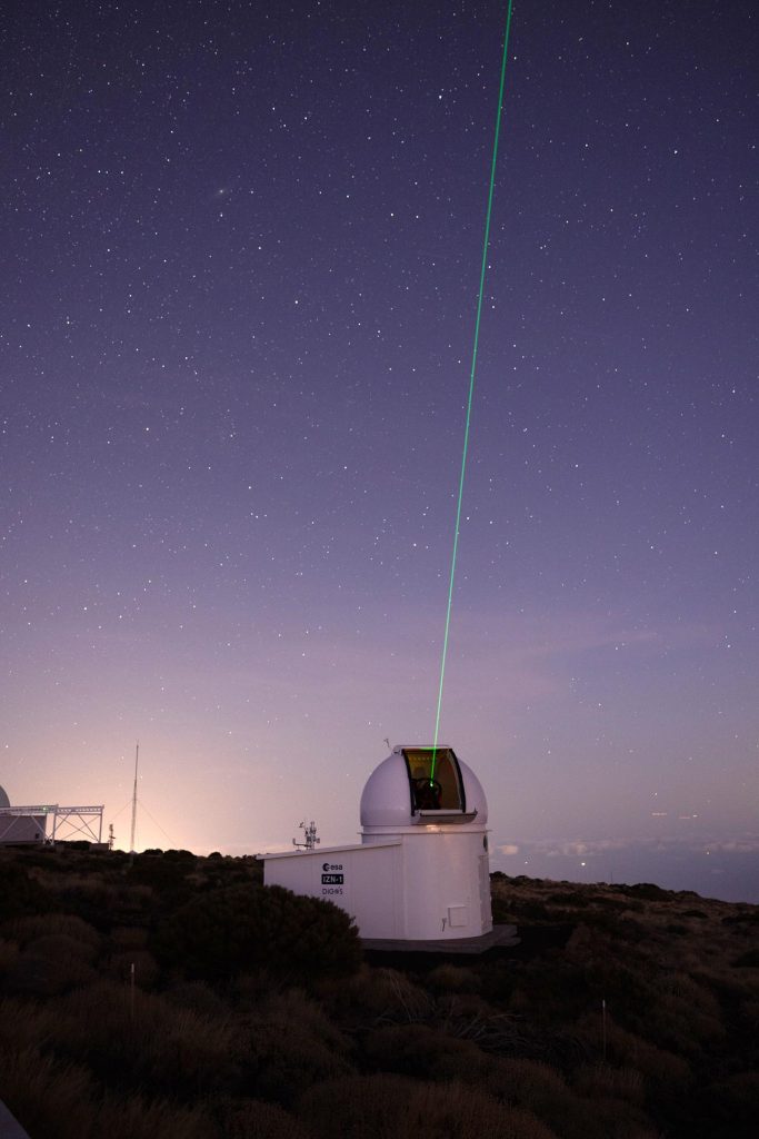 Estación de telemetría láser en Tenerife Space Debris