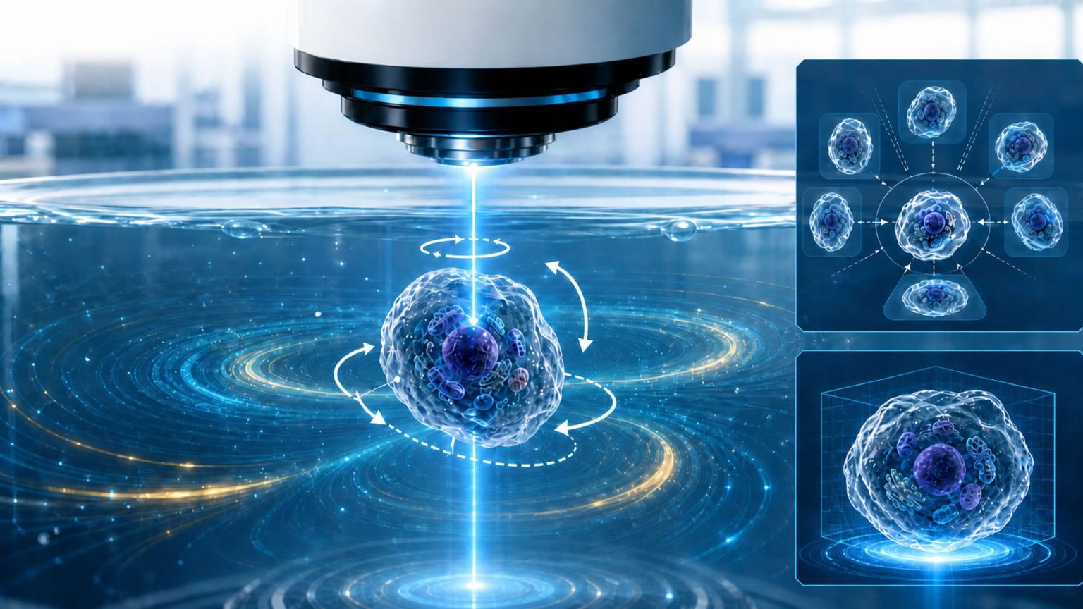 Scientists Create Laser “Whirlpools” That Spin Tiny Cells Without ...
