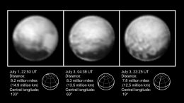 Latest Images of Pluto from New Horizons Spacecraft