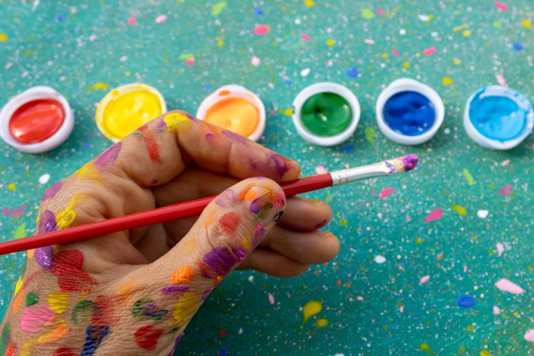 Left Handed Creative Painter