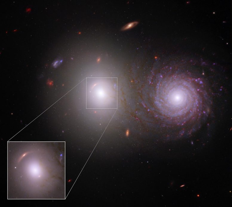 Lensed Galaxies in VV 191