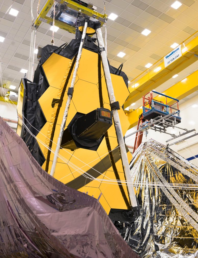 Lifting James Webb Space Telescope's Sunshield
