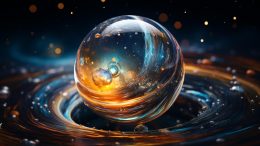 Liquid Sphere Universe Art Concept