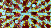 Lithium Ions Moving Through the Structure