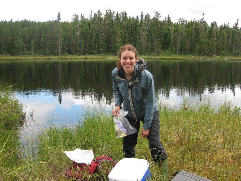 Dr. Littlefair Collecting a Water Sample