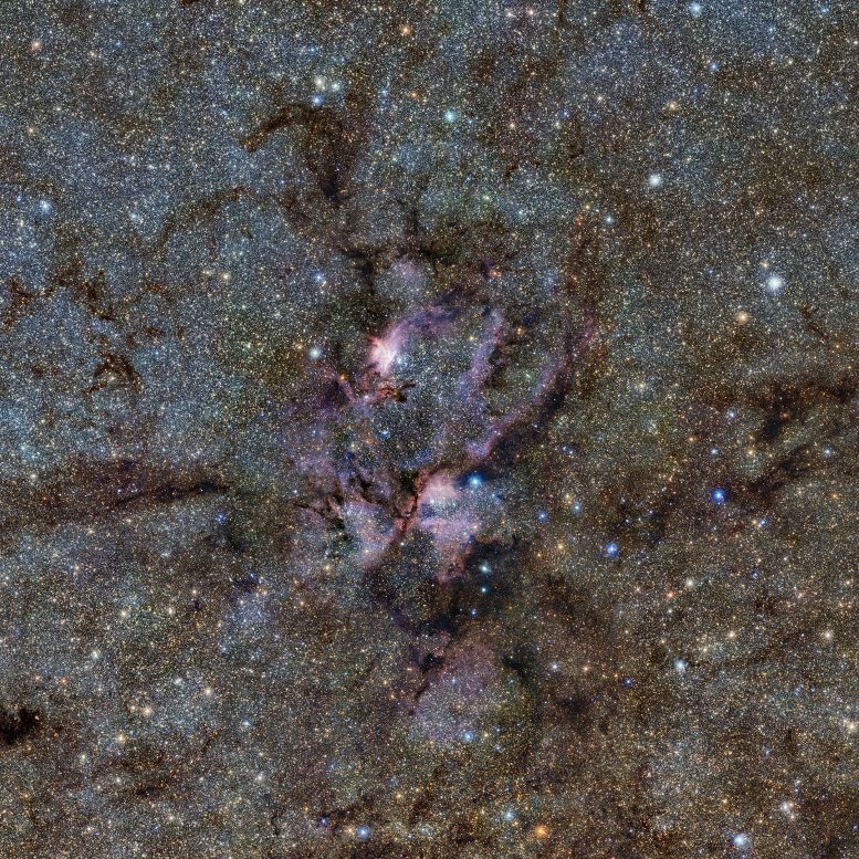 Lobster Nebula ESO VISTA Telescope