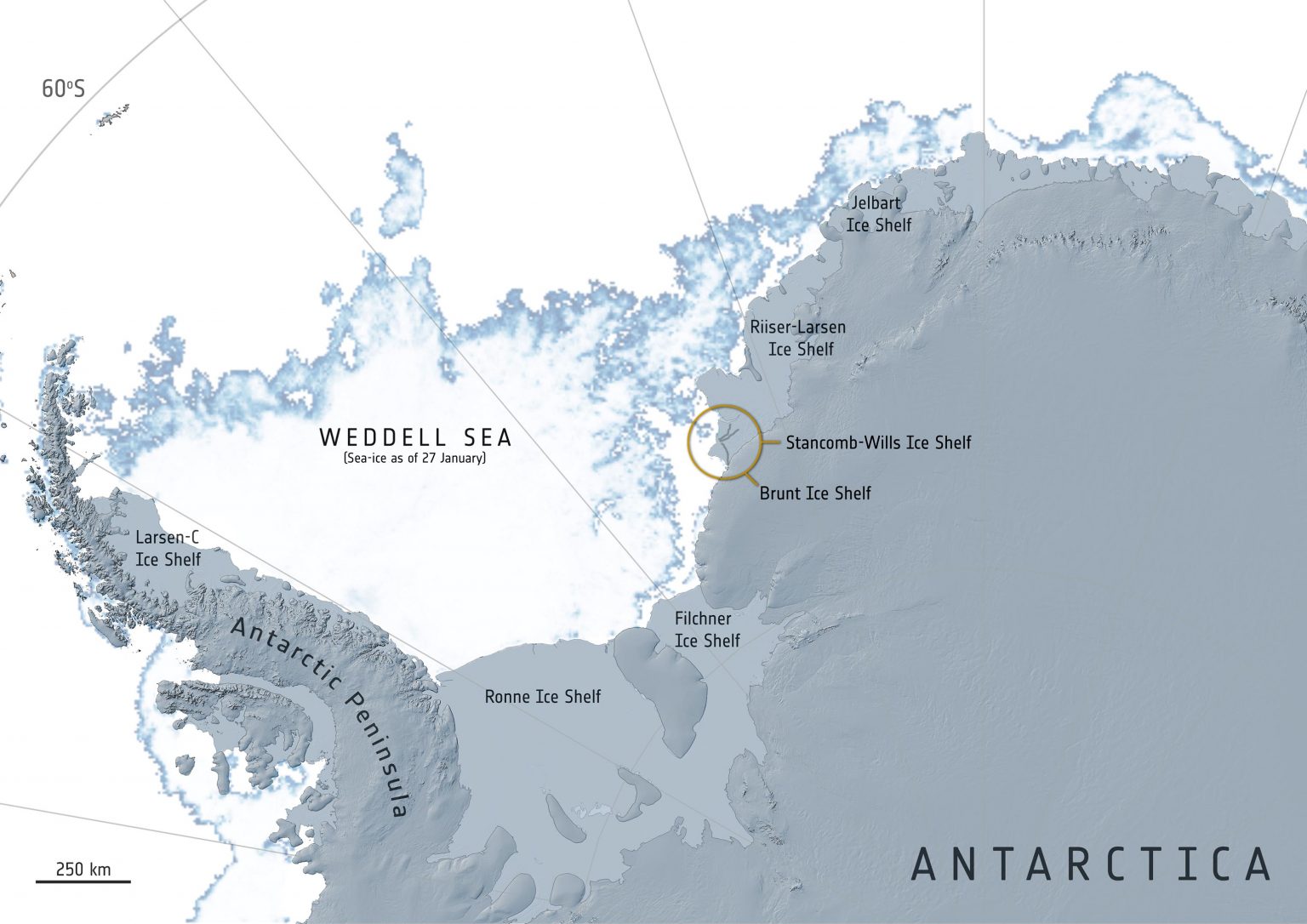 Is the Brunt Ice Shelf in Antarctica on the Brink?