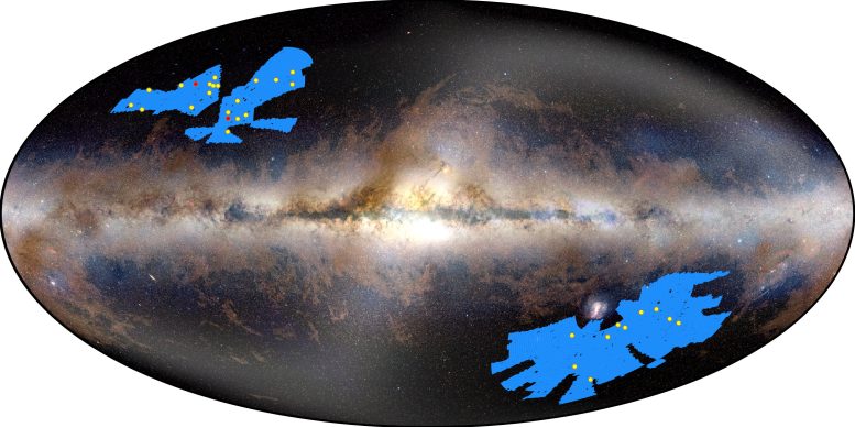 Location of the 31 New Euclid Quasars