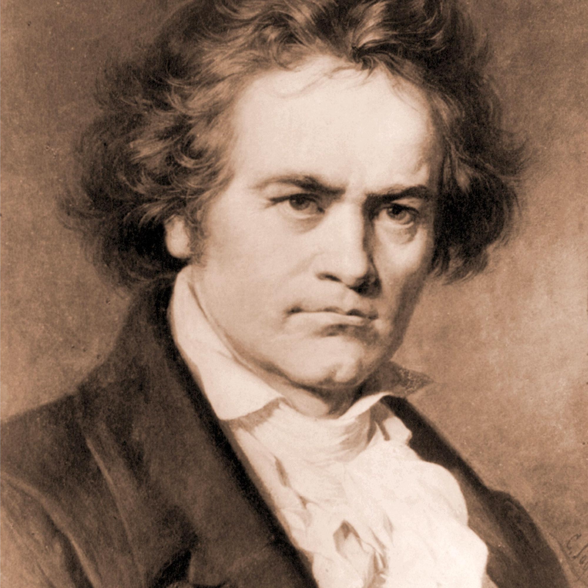 Retrato de Carl Jaeger de Ludwig van Beethoven