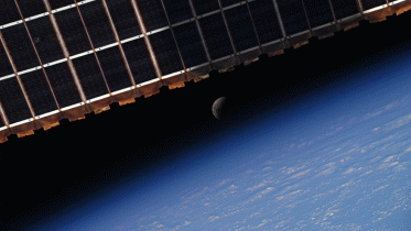 Peek-a-Boo Moon: Astronaut on Space Station Captures Spectacular Photos of the Lunar Eclipse