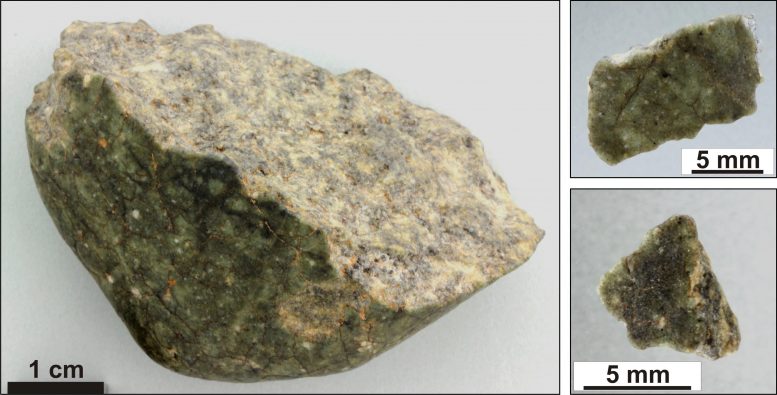 Lunar Meteorite Oued Awlitis 001 Fragments