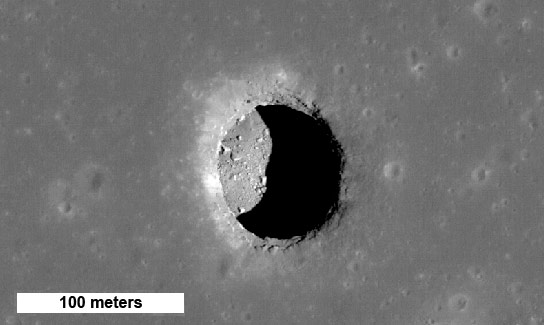 Lunar Pits Could Shelter Astronauts