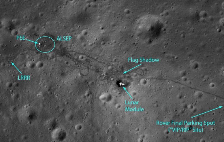 Lunar Reconnaissance Orbiter Apollo 15 Landing Site