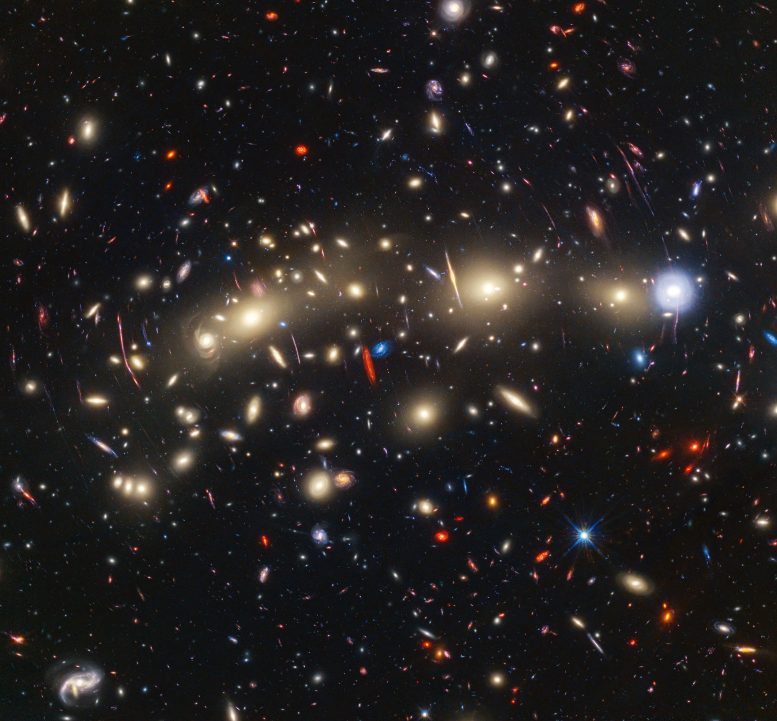 MACS 0416 (Hubble ACS and WFC3 + Webb NIRCam Image)