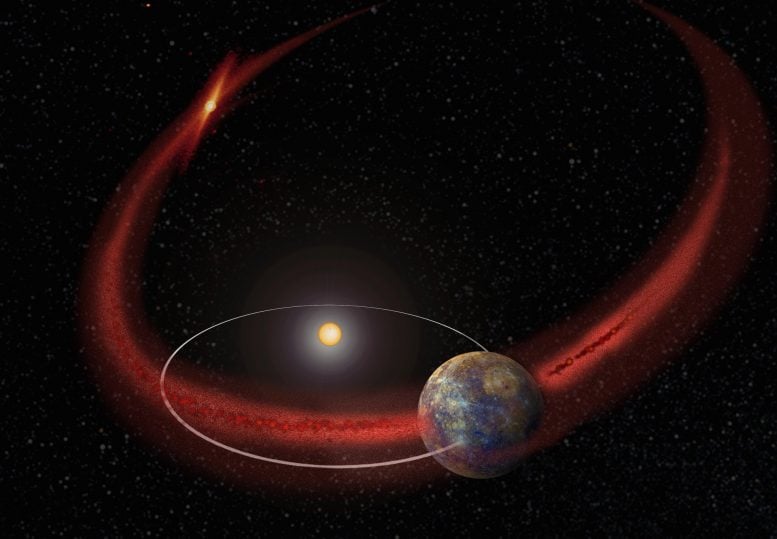 MESSENGER Data Shows Recurring Meteor Shower on Mercury