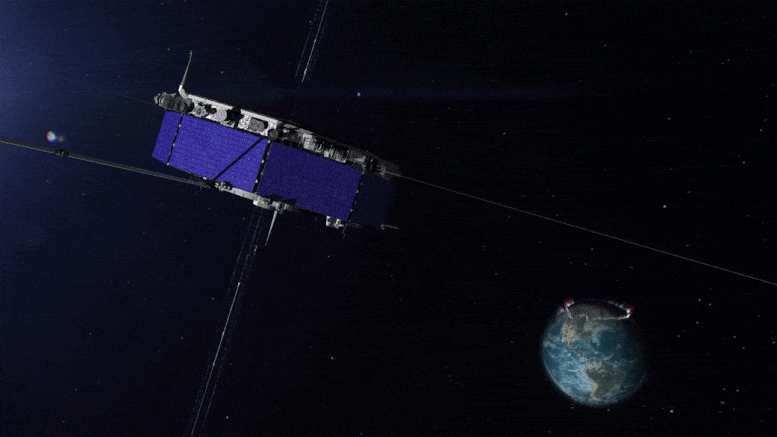 MMS Spacecraft in Space