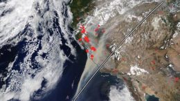 MODIS California Fires August 2020