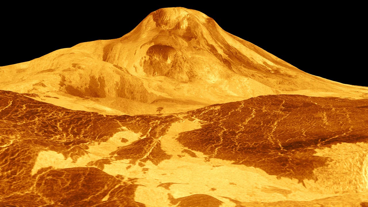 Vulkanická aktivita na Venuši – zlé dvojče Země – byla odhalena v Magellanových datech NASA
