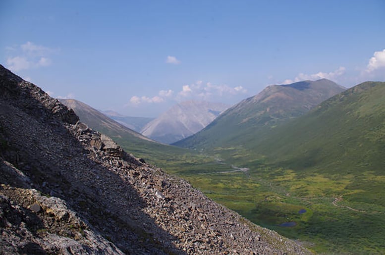 Mackenzie Mountains Fossil Site in Canada’s Northwest Territories
