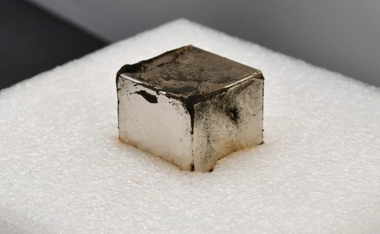 Magnet Holds Tiny Micrometeorites