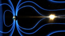 Magnetic Field Lines Around the Earth Reconnecting in the Magnetotail