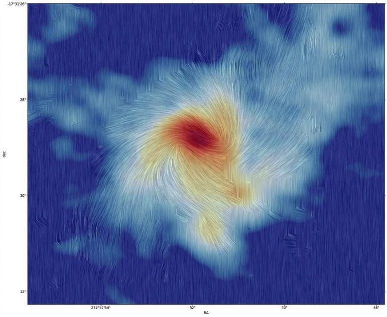 Magnetic Field Massive Star-Forming Region IRAS 18089–1732