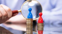 Magnifying Glass Gender Pay Gap