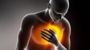 Man Heart Attack Chest Pain Concept Illustration