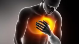 Man Heart Attack Chest Pain Illustration
