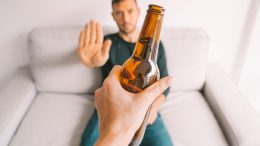 Man Refusing Beer No Alcohol