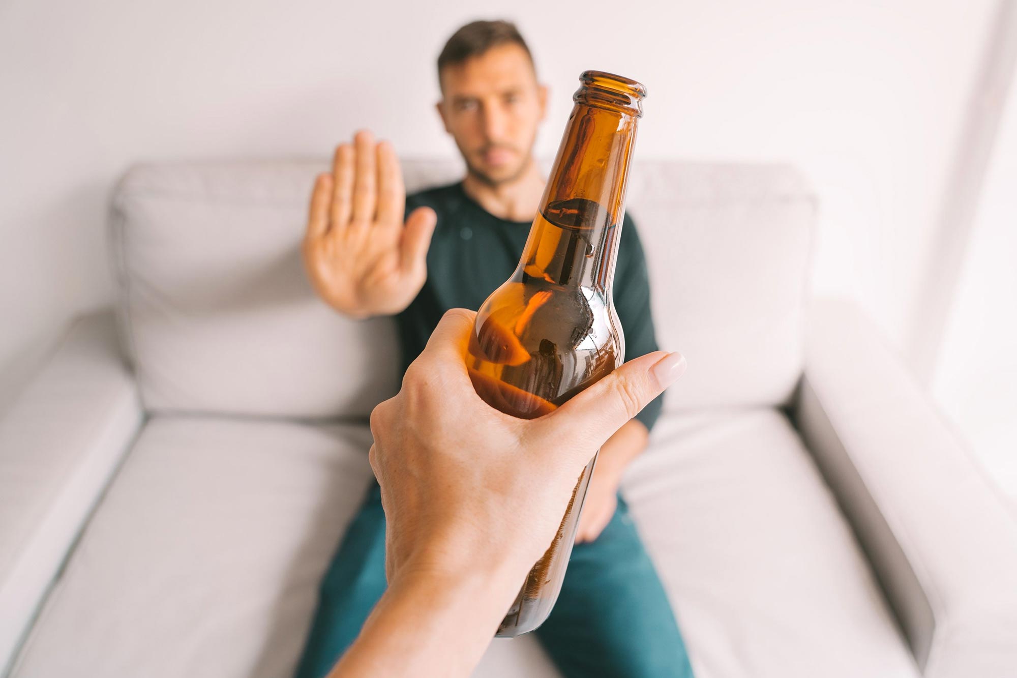 Man refuses beer no alcohol