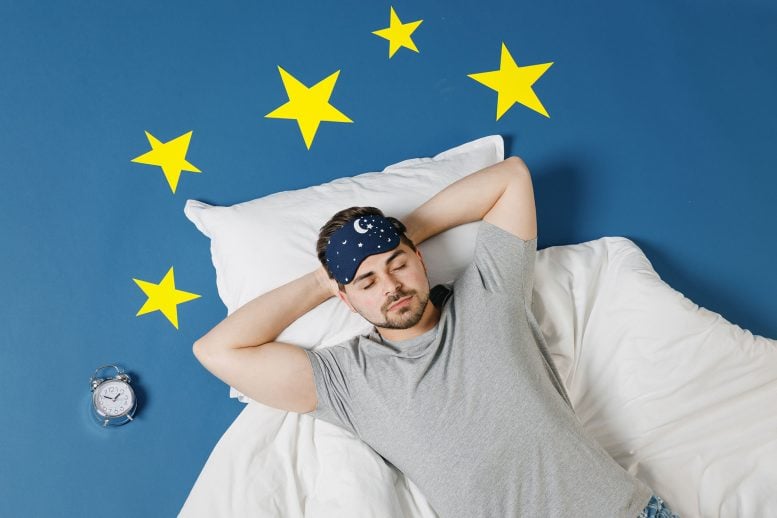 Man Sleeping Good Concept