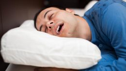 Man Sleeping on Pillow