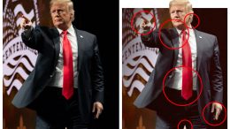 Manipulated Image of President Donald Trump