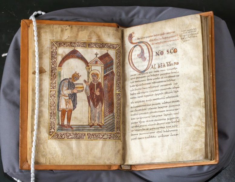 Naskah yang menunjukkan raja æthelstan