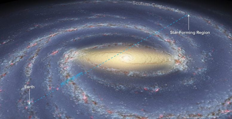 Mapping the Spiral Structure on the Far Side of the Milky Way