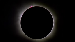 March 8 Solar Eclipse Totality Video