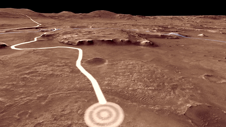 Mars 2020 Rover Landing