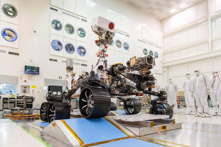 Mars 2020 Rover Test Drive