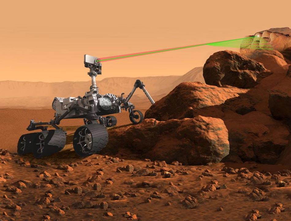 Mars Perseverance Rover de la NASA: marcado láser en Marte