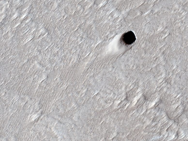 Mars Arsia Mons Pit Crater