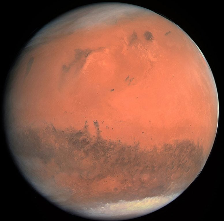 Mars Cold and Dry
