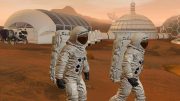 Mars Colony Illustration