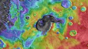 Mars Crater Is Remains of Ancient Supervolcano